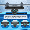 Kayak Rail Track Set Tool-Free T-Shaped Mount